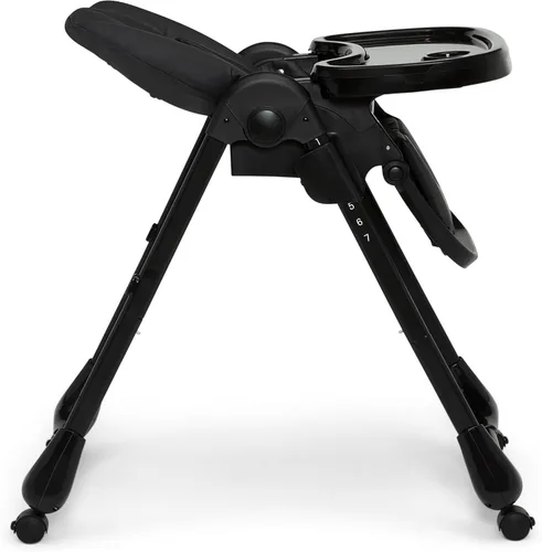 Vista 13 de Little Folks by Delta Children 2-in-1 SlimFold High Chair for Babies and Toddlers, Black Negro