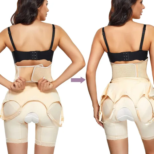 Vista 4 de YERKOAD Tabla de compresión abdominal de espuma Lipo 360 Lipo para después de la cirugía, liposucción abdominal, aplanando la recuperación lumbar