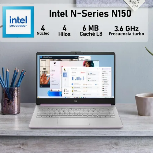 Vista 3 de HP OmniBook 3 16 pulgadas 2K nuevo modelo portátil con Microsoft 365, Qualcomm 8-Core CPU para Copilot+, 16 GB de RAM, 512 GB SSD, teclado Negro
