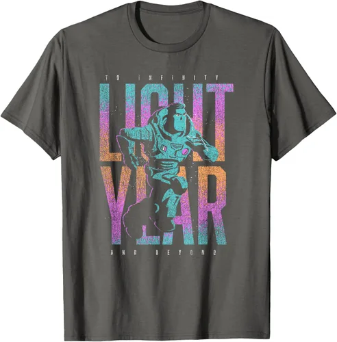 Vista 52 de Disney Pixar Lightyear Buzz Lightyear To Infinity And Beyond Camiseta, Negro