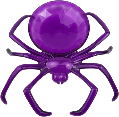 Vista 14 de Cuencos de cesta de tela de araña de Halloween, soporte de plástico para dulces para truco o trato, decoraciones de agarre a mano para suministros F