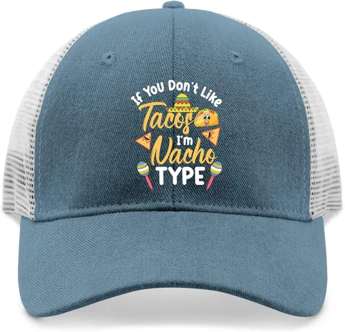 Vista 9 de devor Baseball Caps If You Don't Like Tacos I'm Nacho Type Dad Hat, Funny Hat for Men