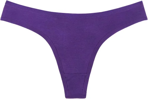 Vista 6 de Paquete de 6 tangas de algodón para mujer ropa interior transpirable para bikini