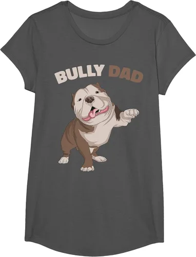 Vista 16 de American Bully Dad Dog Owner Father Funny Men T-Shirt Asphalt Grey