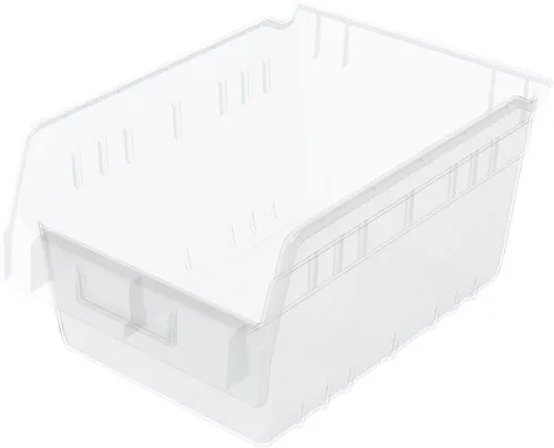Vista 10 de Akro-Mils 30080 ShelfMax - Caja de almacenamiento de plástico para anidar, 12 pulgadas de largo por 8 pulgadas de ancho por 6 pulgadas de alto, Azul