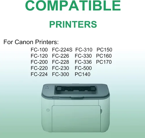 Vista 4 de 10 Pack Compatible Laser Printer Cartridge (High Yield) Replacement for Canon E40 E20 E10 E16 E30 E31 1491A002AA Imaging Cartridge use for Canon