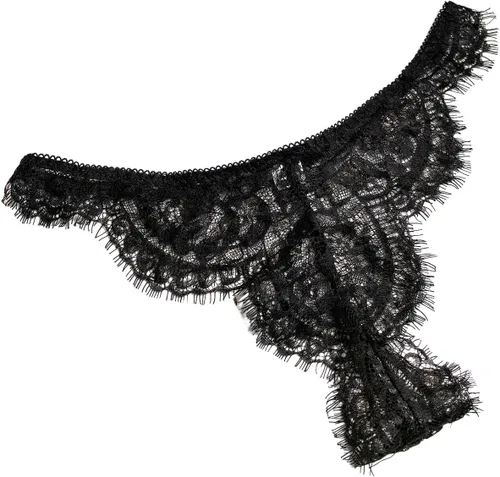 Vista 6 de Lilosy Conjunto de lencería transparente con lazo de liguero inalámbrico para mujer, 3 piezas