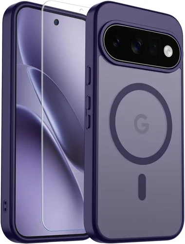 Vista 96 de SUPFINE Funda magnética para Google Pixel 10 Pro XL con protector de pantalla (imanes integrados) (protección contra caídas de grado militar)