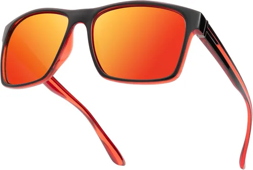Vista 8 de KAPVOE Gafas de sol polarizadas para hombres y mujeres, protección UV400, gafas deportivas, conducción, pesca, ciclismo, playa, golf, correr, béisbol