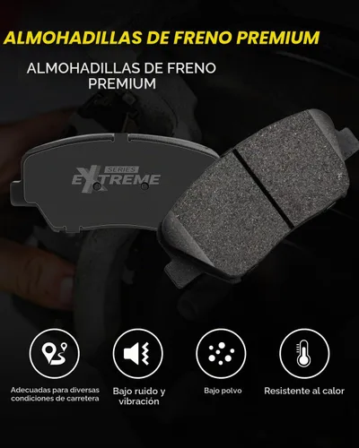 Vista 5 de TOVASTY Kit de freno trasero E-Coated para Honda Civic 2006-2015