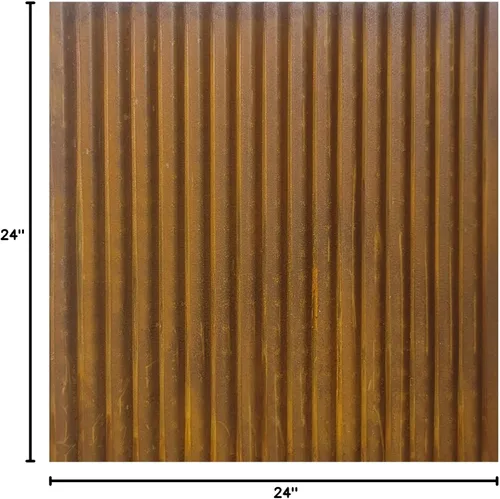 Vista 7 de Azulejos de techo de metal corrugado de acero Colorado (1, oxidado)