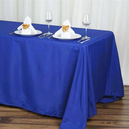 Vista 100 de Efavormart - Mantel rectangular, 60 x 102 pulgadas, resistente a las manchas y a las arrugas, lavable, mantel decorativo oblongo de tela de Amatista
