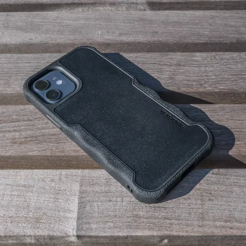 Vista 8 de Smartish Funda para iPhone 12 Pro Max Armor - Gripzilla [resistente + protectora] Funda de agarre delgada y resistente - Black Tie Affair