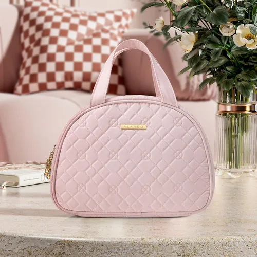 Vista 8 de Vlando Estuche organizador de viaje para joyas, carpeta de anillos con bolsas de joyería, folleto transparente con cremallera para collares, aretes