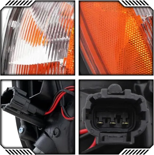 Vista 9 de EPIC LIGHTING Reemplazo del conjunto de luces de señal halógenas estilo OE para NISSAN 98-00 FRONTIER 00-01 XTERRA - Par