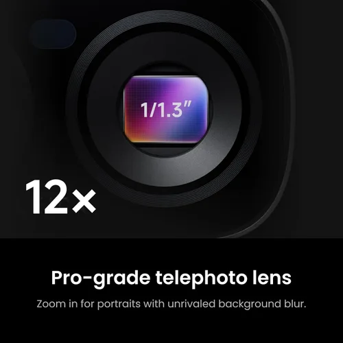 Vista 3 de Insta360 Luna Ultra Creator Bundle - Cámara de vlogging de 8K con lentes Leica duales, zoom de 12 ×, sensor de 1 pulgada, pantalla táctil negro