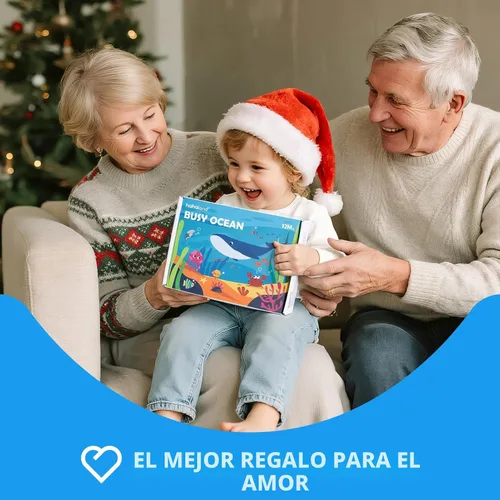 Vista 9 de hahaland Libro de actividades sensoriales Montessori para niños pequeños de 1 a 3 años, juguete de viaje para niños de 1, 2 y 3 años, juguete