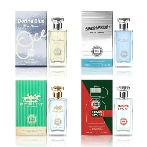 Vista 16 de Hybrid & Company Hombres 2 Pcs Courageous Into Infinity Eau De Perfum Vaporisateur Natural Spray