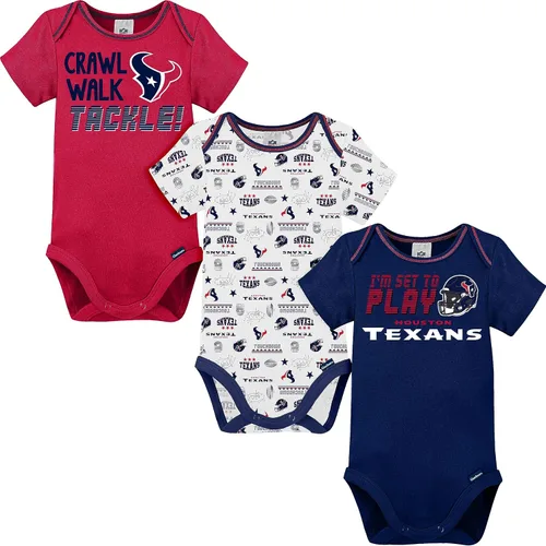 Vista 16 de Gerber - Mameluco unisex de manga corta para bebé, equipo de la NFL, paquete de 3