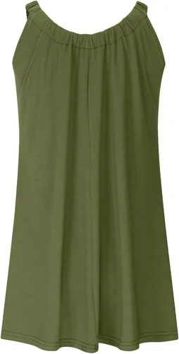 Vista 7 de NaRHbrg Vestido floral de manga corta para mujer, vestidos casuales de verano, fluidos, hasta la rodilla, vestido con vuelo, para ocultar la grasa