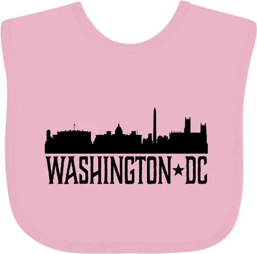 Vista 13 de inktastic Washington DC Skyline Cities Baby Bib