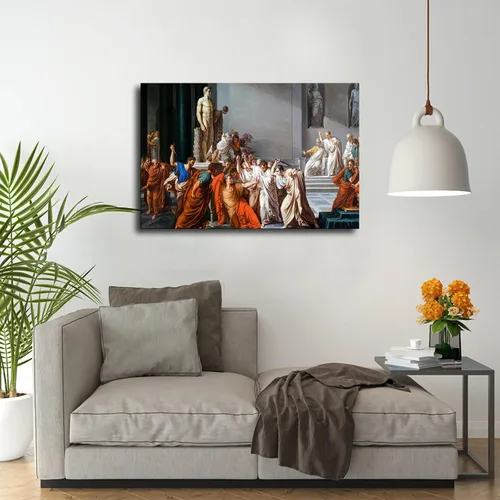 Vista 3 de VAKUUM Póster de Assassination Murder Of Julio Caesar Roma, lienzo de pintura en lienzo para pared, impresión de imágenes HD, obra de arte moderna