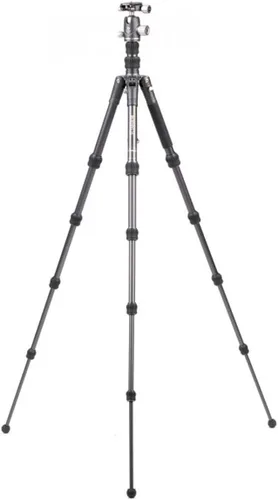 Vista 4 de Benro Trípode/monopie de viaje de aluminio de 5 secciones de la serie Bat Zero con cabeza de bola VX20