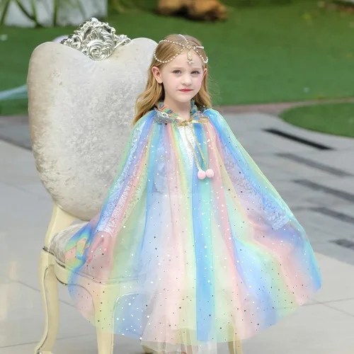 Vista 2 de Capa de princesa para niñas pequeñas