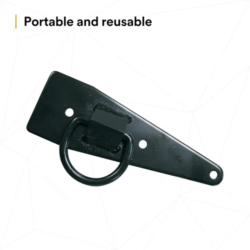 Vista 7 de 3M DBI-SALA 2103677 - Anclaje para techo, reutilizable, compacto para techos planos o inclinados de madera, con anilla en D, color negro