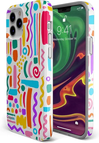 Vista 6 de Funda Casely para iPhone 11 Pro Max Deja Tu Marca Funda de Pintura Crayola