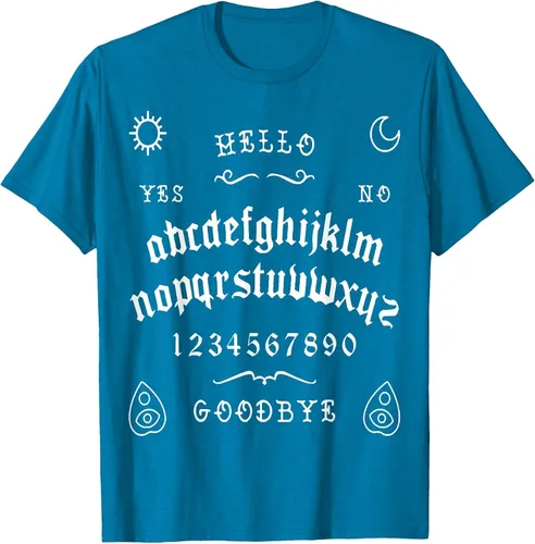 Vista 22 de Camiseta inspirada en la tabla Spirit Board Ouija Asphalt Grey