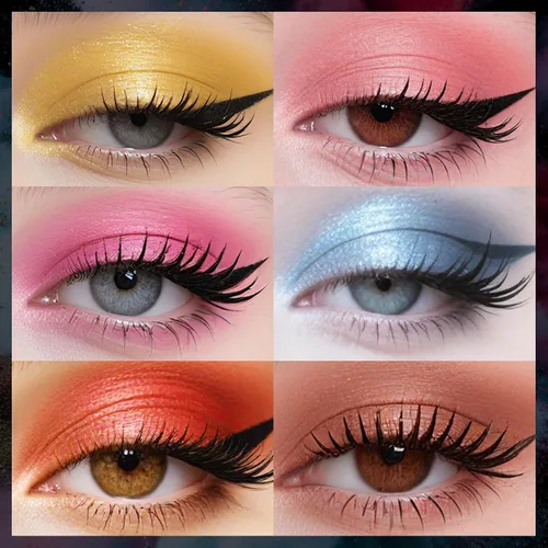 Vista 3 de DECENTNESS Paleta de sombras de ojos de 12 colores, tonos nude mate, pigmento brillante brillante, paleta de maquillaje profesional de larga Club