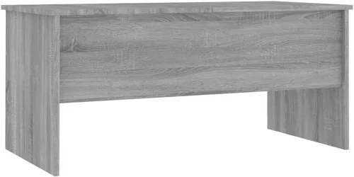 Vista 5 de Mesa auxiliar, mesa de comedor elevable, mesa de centro abierta adecuada para sala de estar, oficina, balcón, sala de estar familiar, Sonoma gris