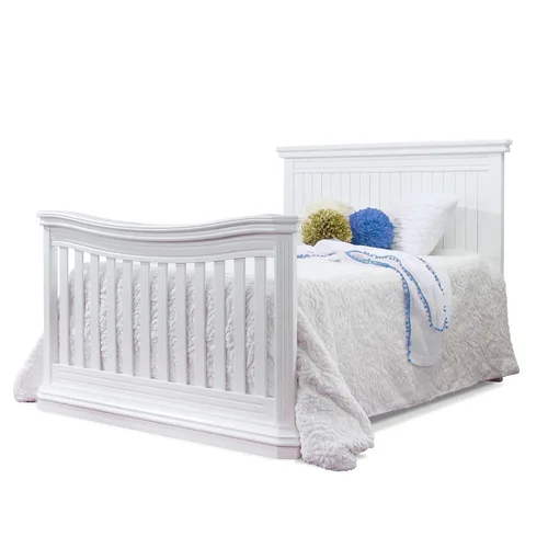 Vista 3 de Sorelle Furniture Primo - Cuna convertible clásica 4 en 1, cuna blanca hecha de madera, acabado no tóxico, cama de bebé de madera, cama infantil