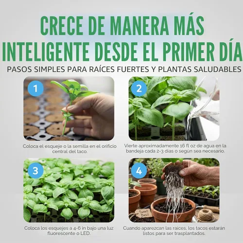 Vista 4 de Tapones para crear raíces rápidamente General Hydroponics, 50