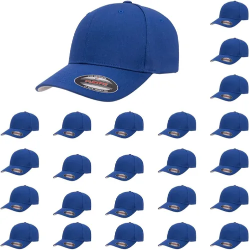 Vista 20 de Flexfit 5001 - Gorra de béisbol de sarga de algodón, 6 paneles Negro