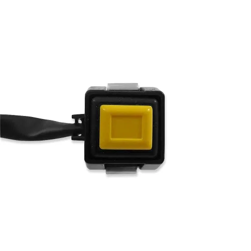 Vista 3 de XH1700C-007 Universal Amarillo 7/8 Pulgadas Manillar Arrancador/Kill Cut Off Stop Interruptor Botón Compatible con Motocicletas ATV Scooters Motos