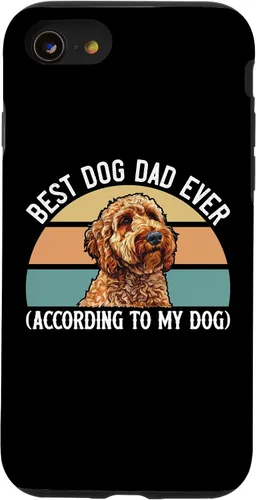 Vista 18 de Best Dog Dad Ever According to My Goldendoodle Funny Doodle Case for iPhone 17