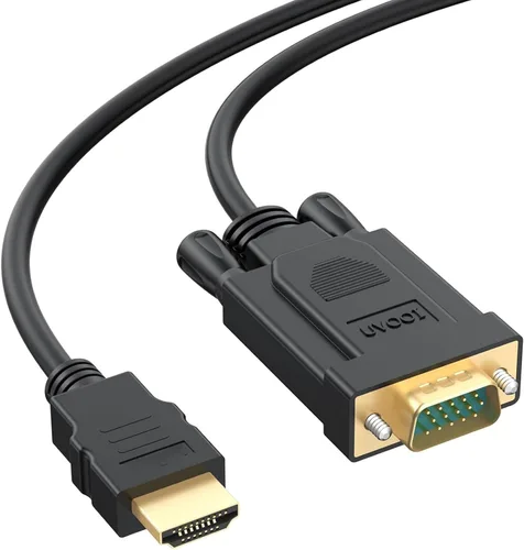 Vista 9 de Cable HDMI a VGA de 3 pies, monitor HDMI a VGA, 1080P@60Hz, macho a macho Compatible for Raspberry Pi, Roku, Computer, Desktop, Laptop, PC