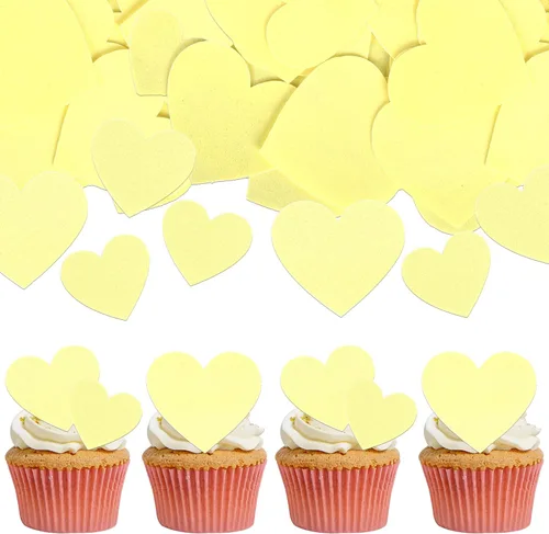 Vista 21 de Rsstarxi Paquete de 24 adornos para cupcakes para el día de San Valentín, con purpurina roja, dulce amor, para cupcakes, decoración de San Valentín