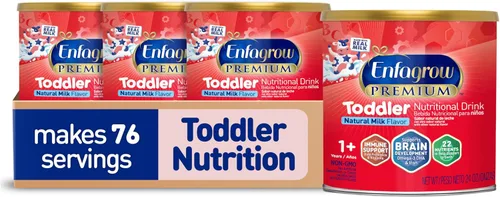 Vista 13 de Enfagrow Premium - Bebida nutricional de leche para niños pequeños, leche natural, 24 onzas