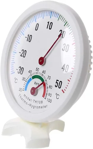 Vista 9 de Termómetro interior al aire libre higrómetro temperatura nuevo medidor de humedad termómetro interior medidor de humedad pluma barómetro termómetro