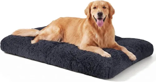 Vista 13 de JOEJOY - Almohadilla para cama para perro, cama de lujo lavable para perros, almohadilla suave antideslizante para perros pequeños, 23 x 18 Beige