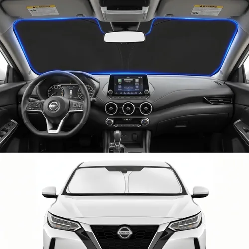 Vista 96 de Parasol para parabrisas para BMW X1 E84 2016-2024 2025, accesorios – Cubierta de parasol para parabrisas de ventana delantera, ajuste personalizado