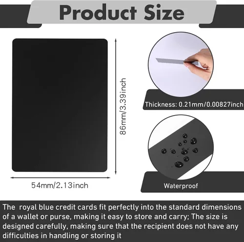 Vista 2 de Zonon Paquete de 200 placas de aluminio grabadas para grabador CNC, manualidades láser, tarjetas de visita de metal multiusos, hojas de grabado
