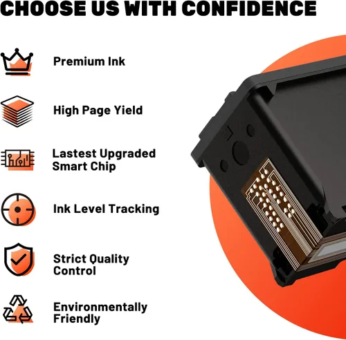 Vista 6 de COCCINK 67XL para HP Ink 67 XL Cartuchos de tinta Envy 6000 6052e 6055e 6065e 6058 6400 6455e 6458e Envy Pro 6000 6400 Impresoras Tinta de impresora