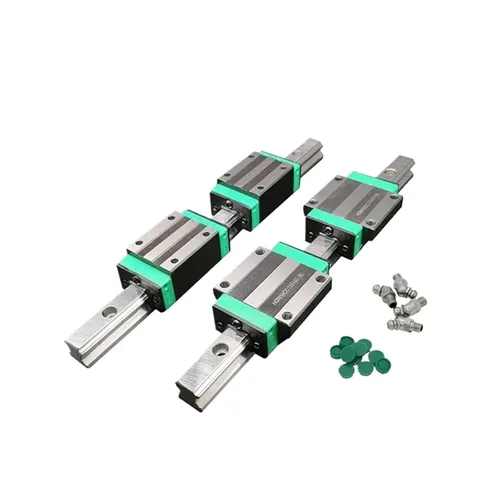 Vista 5 de Linear Guides, Linear Motion Slide Guides Linear Guide Rail 2pcs HGR25 Length 300-1000mm + 4pcs Slider Blocks HGW25CC Set(300mm)