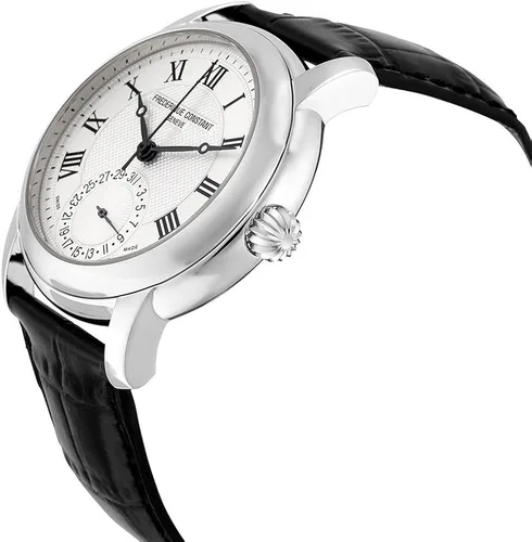 Vista 2 de Frederique Constant Fabricación ClassicReloj automático correa Mens Acero Plata Dial Fecha FC-710MC4H6