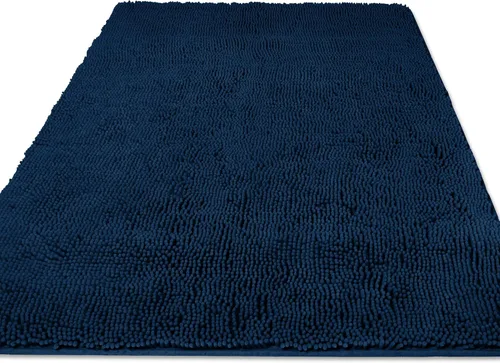 Vista 201 de Yeaban Alfombra de pasillo de baño de 24 x 72 pulgadas, antideslizante, alfombra de baño larga de felpilla gruesa, absorbente y lavable, alfombra