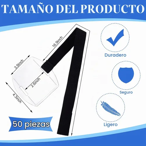 Vista 2 de Meanplan Paquete de 50 soportes para insignias de brazo, a granel Negro